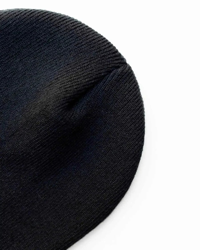Classic Silent Cuffed Beanie, Midnight Black