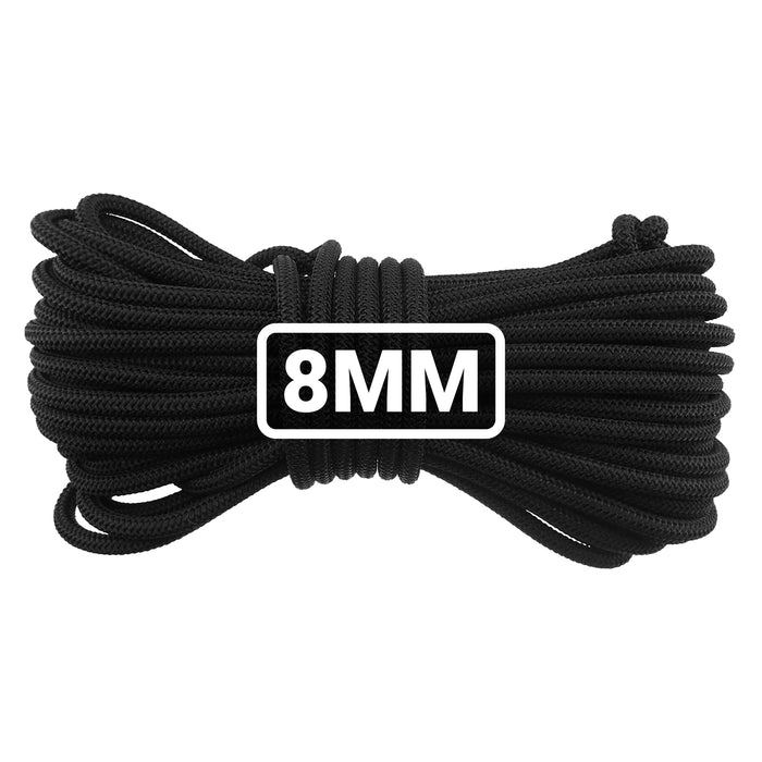 Clear XL-Grade Tarpaulin with 10 Metres of 8mm Bungee Rope Heavy Duty Nylon Ties