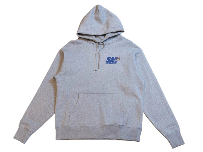 Clippy Heavy Hood - Grey / Navy