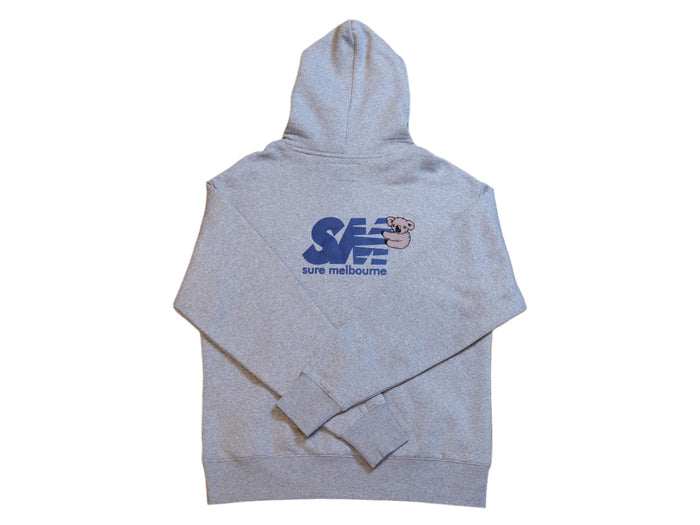 Clippy Heavy Hood - Grey / Navy