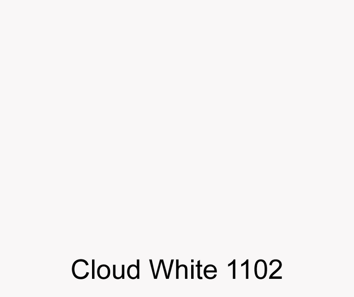 Cloud white shade color swatch for custom colored gel coat that is great for boat building, repairs, molds, spray up processes and hand lay up.