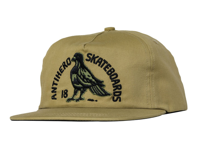 Clubhouse Snapback Cap - Tan / Black