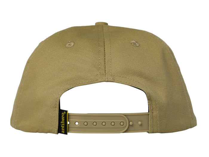 Clubhouse Snapback Cap - Tan / Black