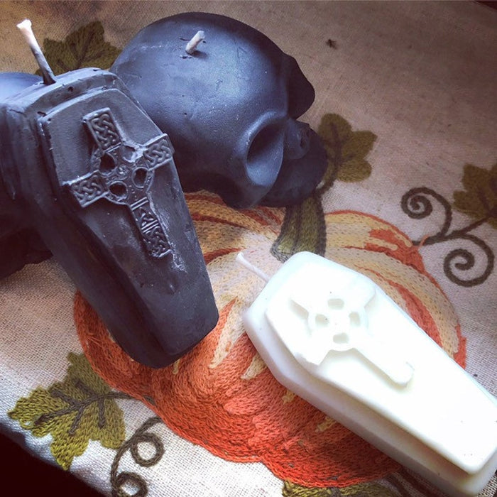 Coffin Shaped Candle