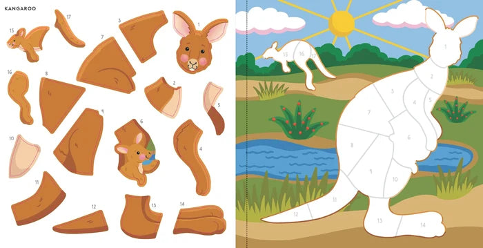 Color By Sticker Furry Friends