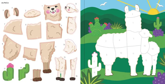 Color By Sticker Furry Friends