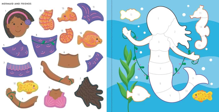 Color By Sticker Mermaids & More