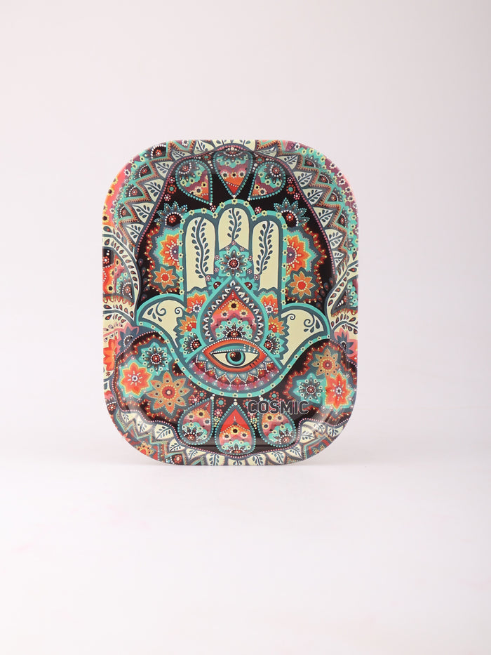 Cosmic Rolling Tray metal 18 x 14 cm | Hamsa-Image 2