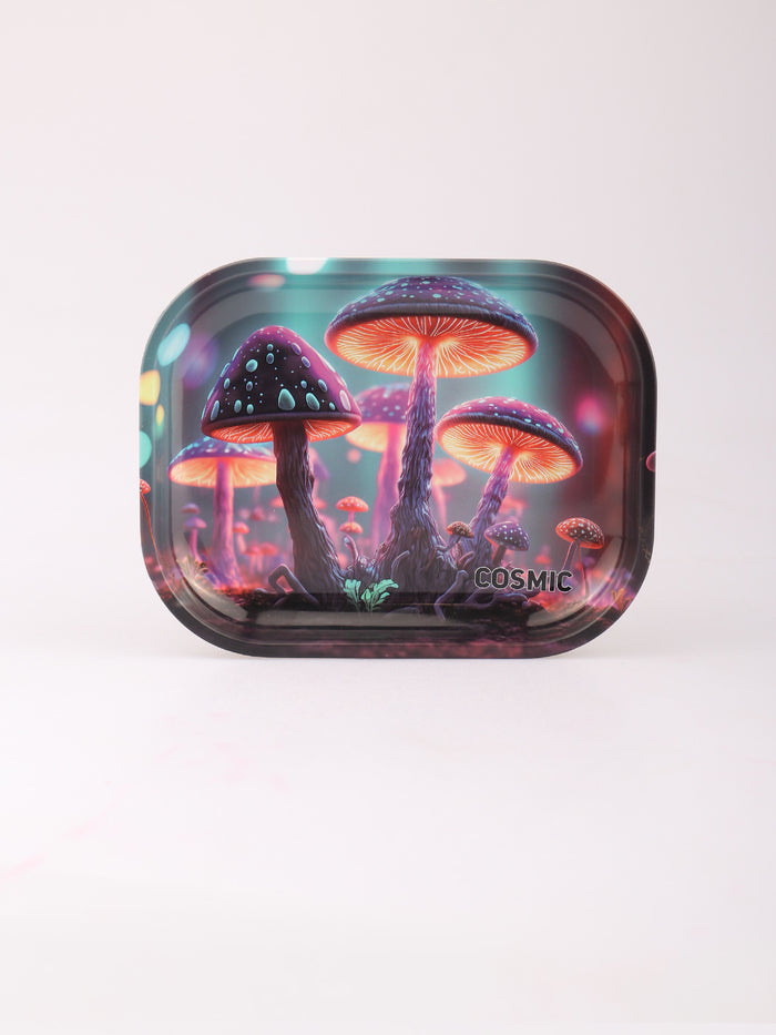 Cosmic Rolling Tray metal 18 x 14 cm | Shrooms-Image 2