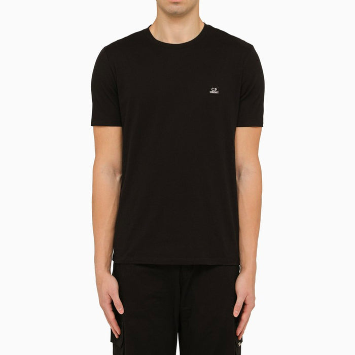 C.P. Company 30/1 Jersey Logo T-shirt Black