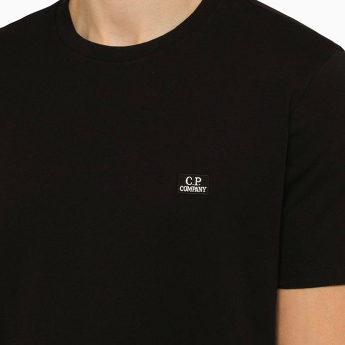 C.P. Company 30/1 Jersey Logo T-shirt Black