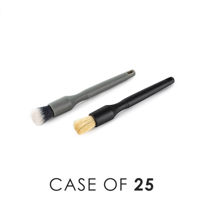 Crevice Mini Synthetic and Boar Hair Detailing Brush Combo Pack - Case