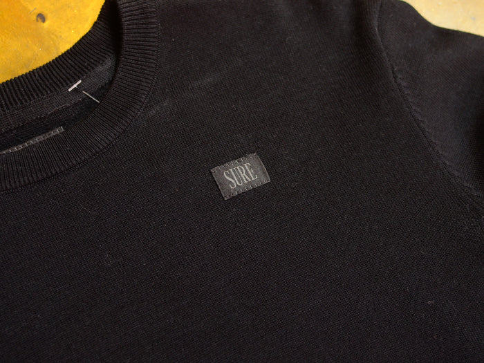 Crew Label Knit Crew - Black