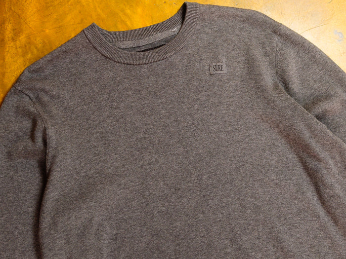 Crew Label Knit Crew - Grey