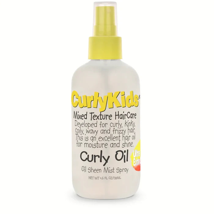 CURLY KIDS  Mixed Texture HairCare Curly Oil 4 oz (118 mL)