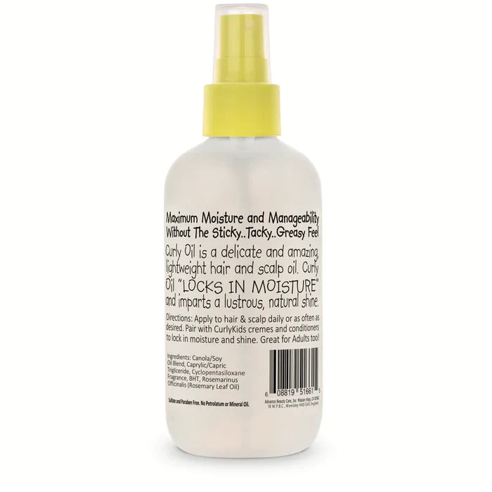 CURLY KIDS  Mixed Texture HairCare Curly Oil 4 oz (118 mL)