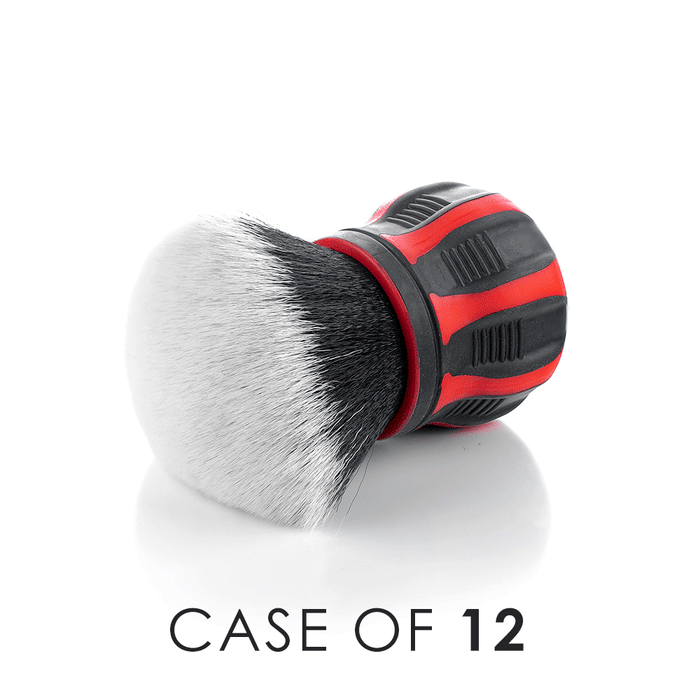 A red Detail Factory Curveball brush on a white background with the text 'Case of 12'.