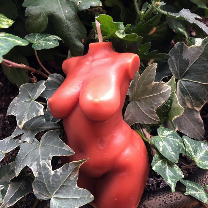 Curvy Goddess Shaped Candles