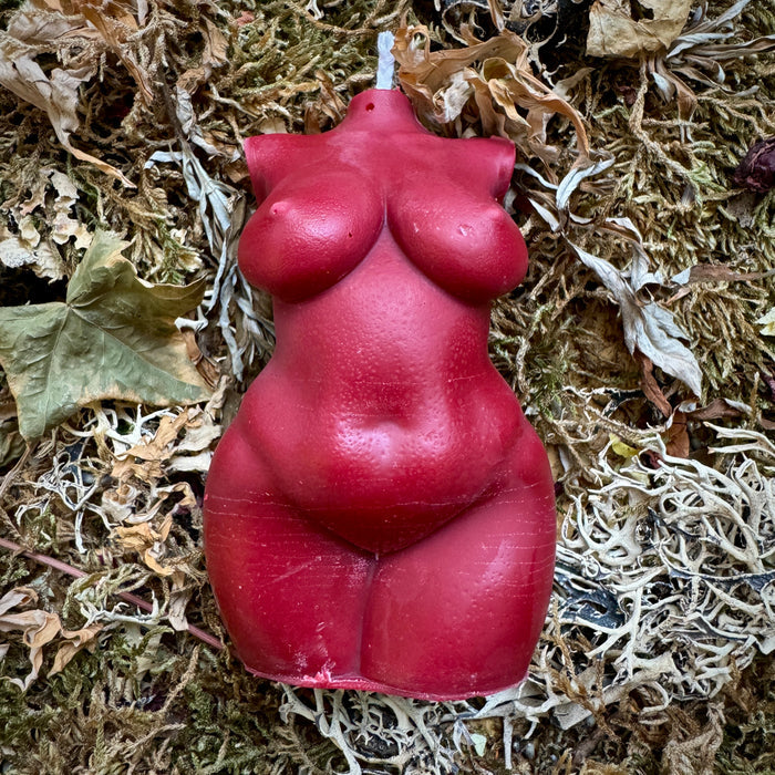 Curvy Goddess Shaped Candles