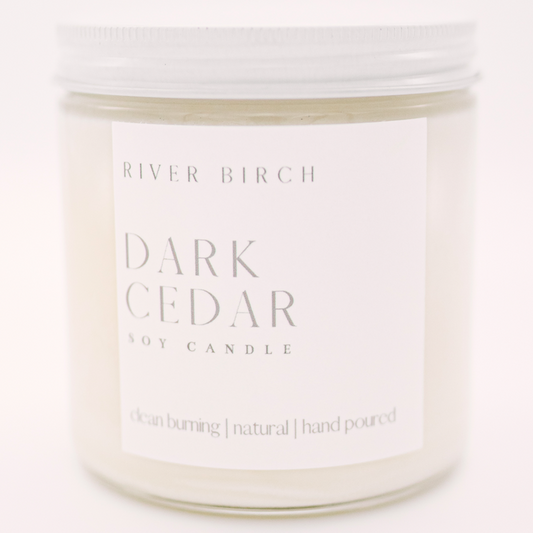 Dark Cedar - 16 oz Clear Jar