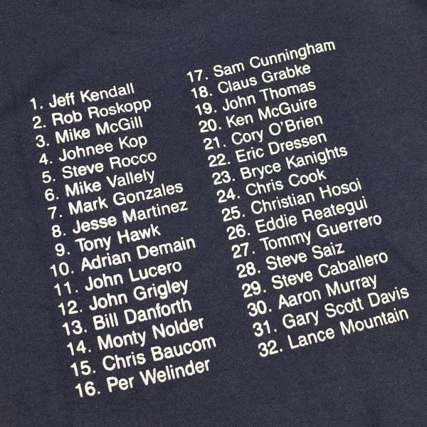 Dear Skating - Who’s Who T-Shirt - Navy