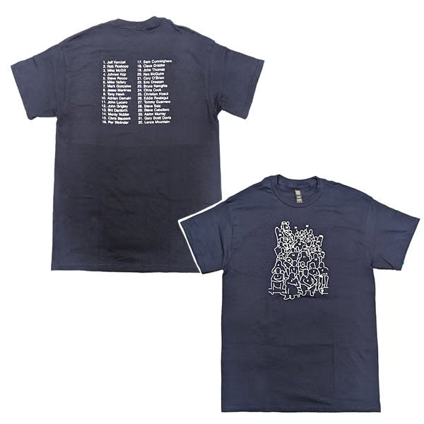 Dear Skating - Who’s Who T-Shirt - Navy