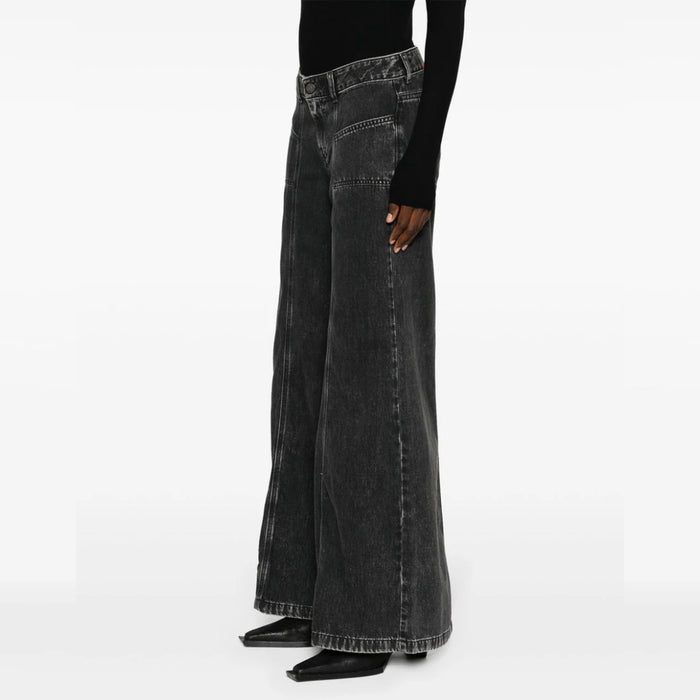 Diesel D-Akii 068hn flared bootcut jeans Black