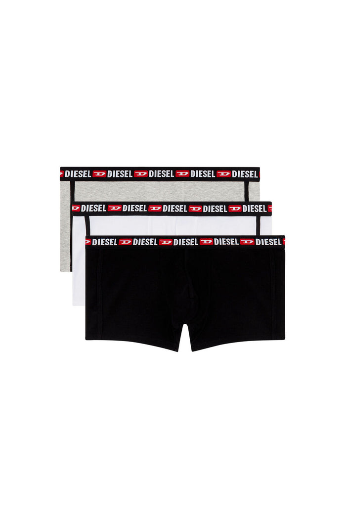 Diesel Umbx-Three-pack boxer briefs with side band Grey/Black