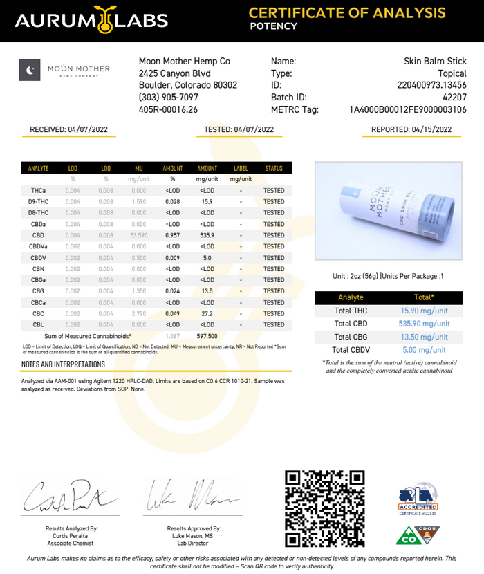 DISCONTINUED - CBD Heal All Skin Balm | Moon Mother Hemp Company
