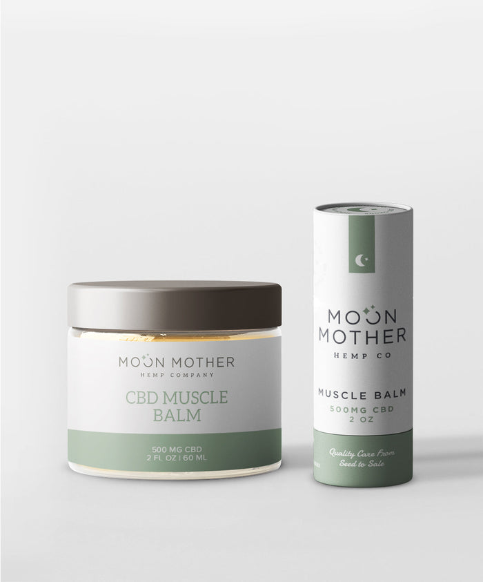DISCONTINUED - CBD Muscle Balm | Moon Mother Hemp Company