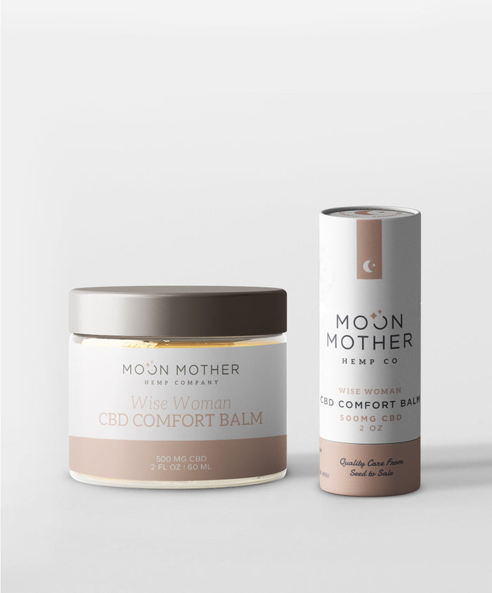 DISCONTINUED - CBD Wise Woman Comfort Balm | Moon Mother Hemp Company
