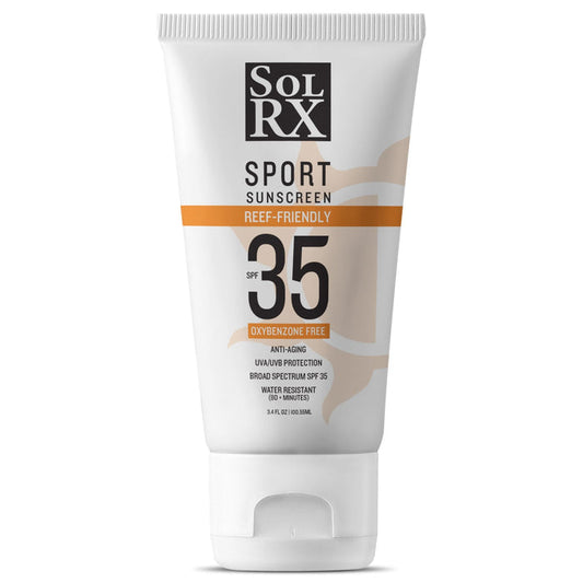 DISCONTINUED - Sport SPF 35 Sunscreen - Oxybenzone Free | SolRX Sunscreen