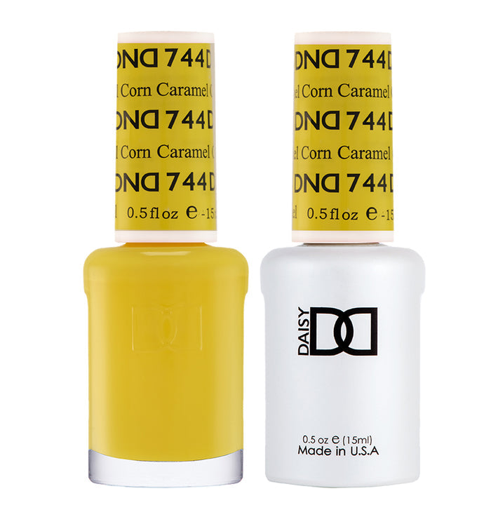 DND Gel Nail Polish Duo 744 - Caramel Corn
