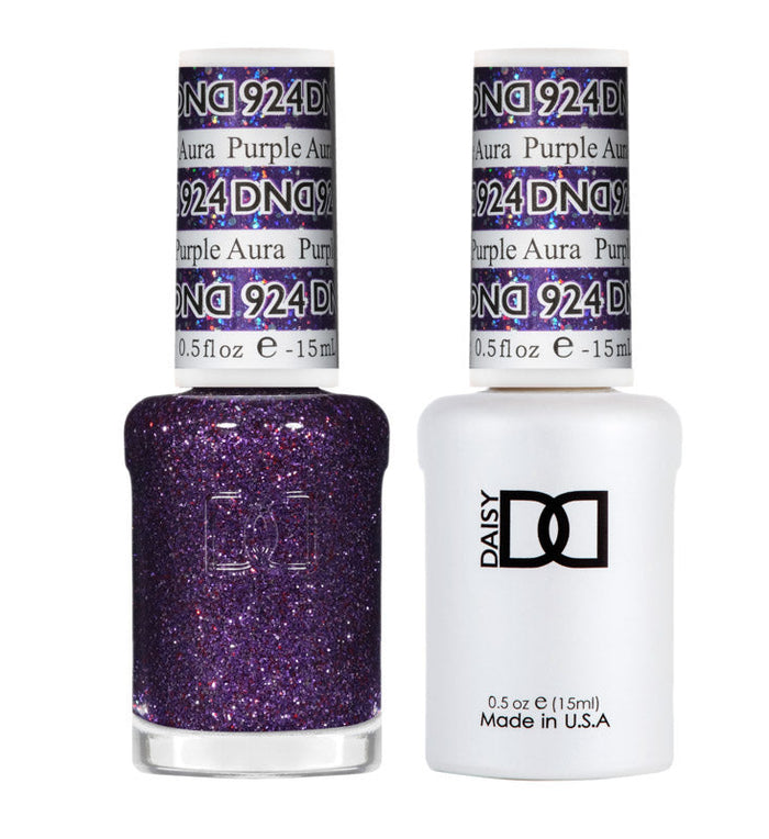 DND Gel Super Glitters #924 Purple Aura