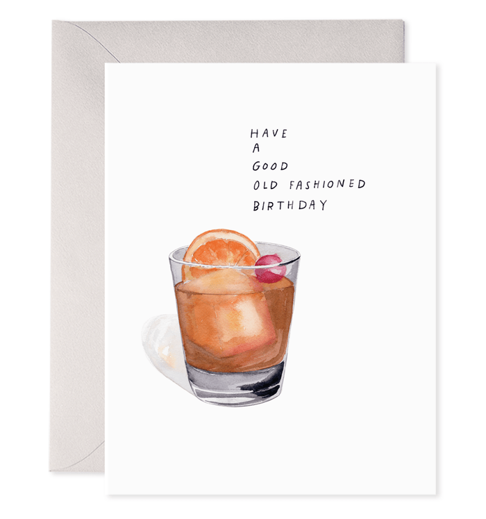 E. Frances Paper - Old Fashioned | Birthday Greeting Card