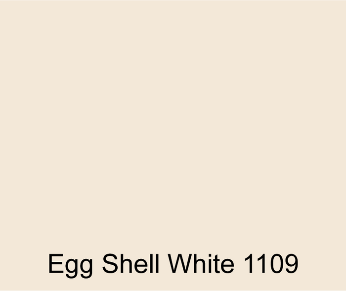 Egg Shell White custom color polyester gel coat that has good weather, heat and water resistance.