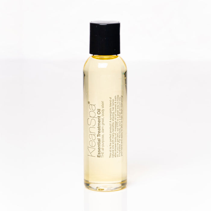 travel bottle of tropical body oil