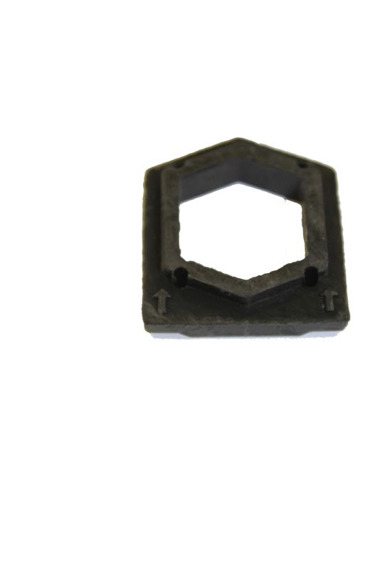 Eureka Vibragroom Brushroll End Cap Cover, Black Pliable Rubber, Part 26059A