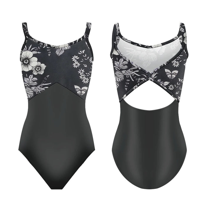 Evie Noir Butterfly Leotard