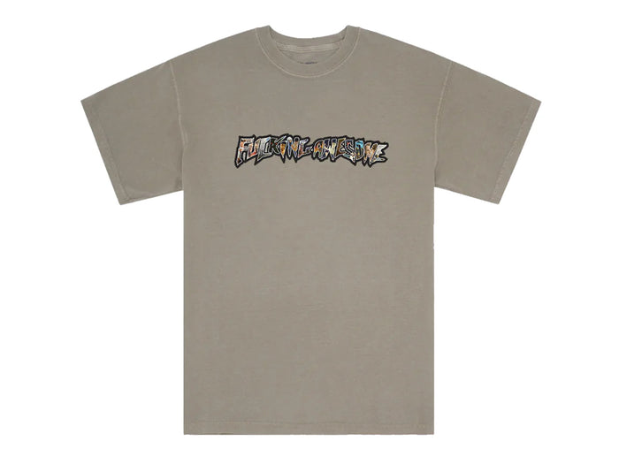 F.A - Dill Collage T-Shirt - Khaki