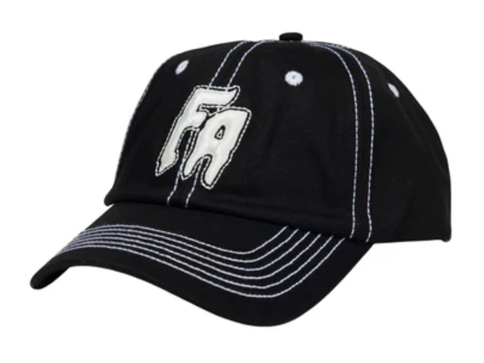 F.A. - Seduction Contrast Stitch 6 Panel Cap - Black