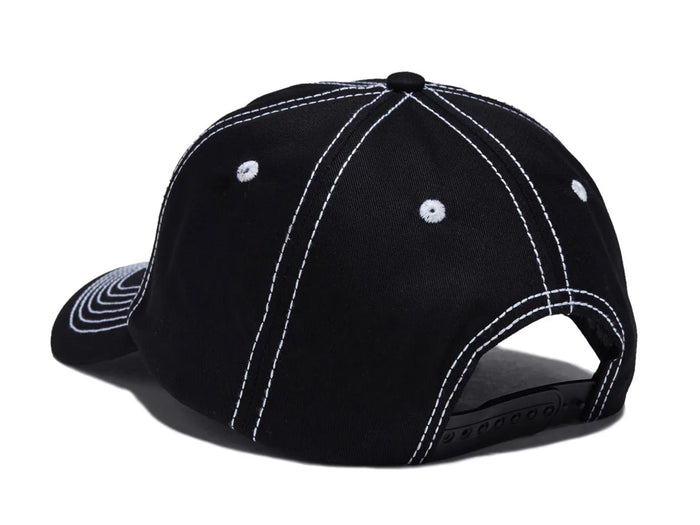 F.A. - Seduction Contrast Stitch 6 Panel Cap - Black