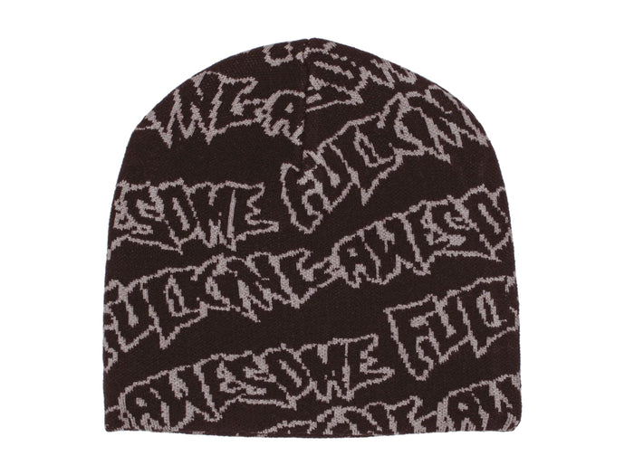 F.A. - Stamp Repeat Skully - Black