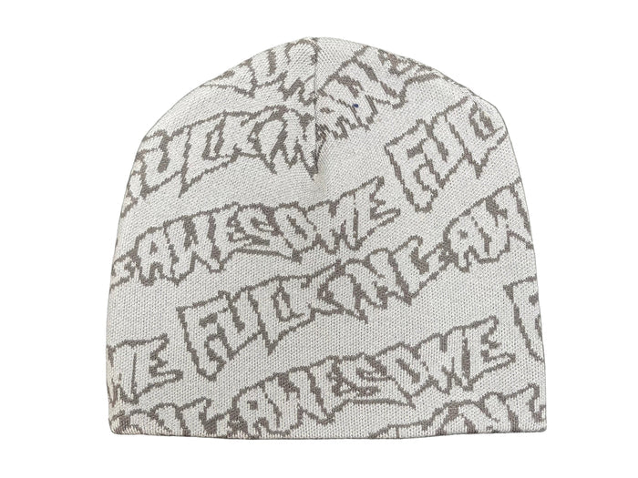 F.A. - Stamp Repeat Skully - Grey / Cream