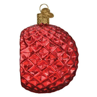 Faceted Crimson Reflection Ornament