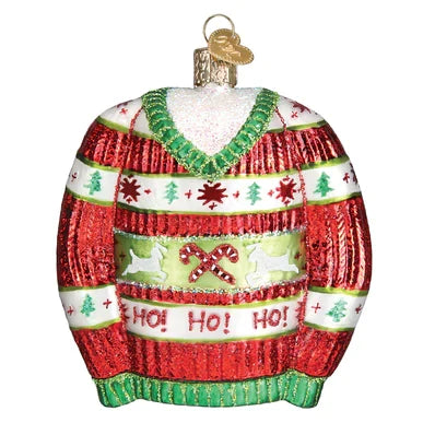 Festive Christmas Sweater Ornament