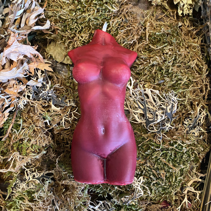Figure Shaped Candle (Female Torso) - Goddesses, Queens & Wild Women