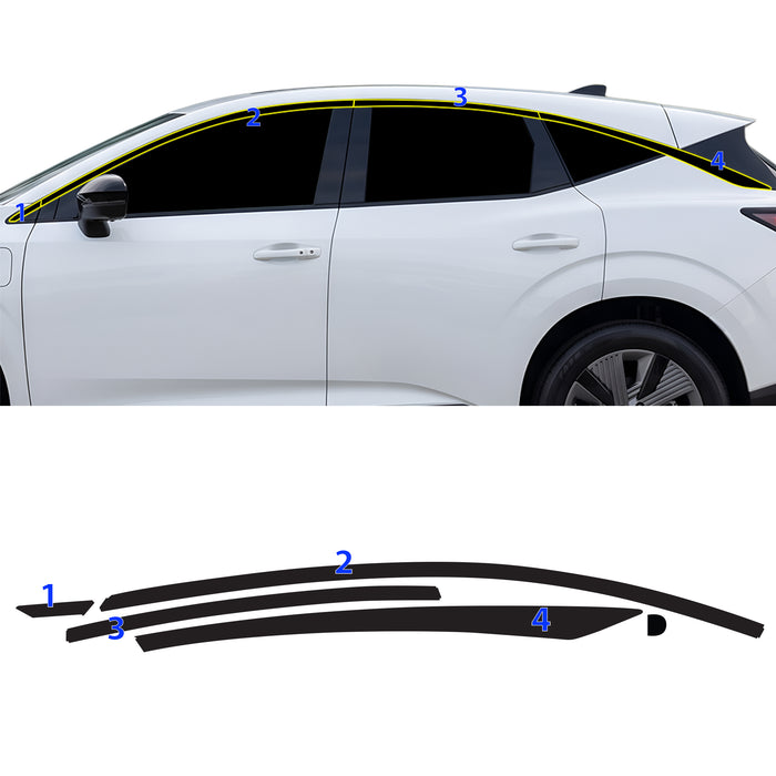 Fits Nissan Murano 2025-2026 Vinyl Chrome Delete Grille Blackout Decal Stickers Overlay Film - Bogar Tech Designs