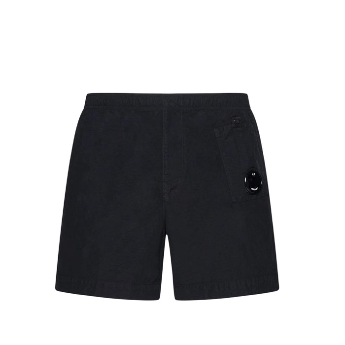 Flatt Nylon Utility Swim Shorts Black