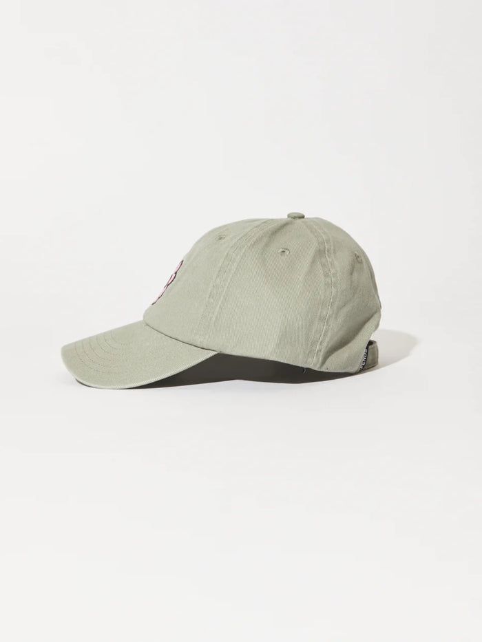 Flower - Organic Hemp 6 Panel Cap | Olive-Image 2